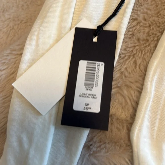 Aritzia Off-Shoulder Cream Top - Picture 2 of 2